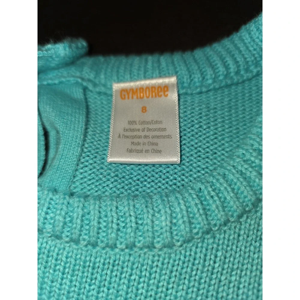 Gymboree dinomite Dinosaur Rainbow Knit Sweater Dress size 8 nwt dino-mite